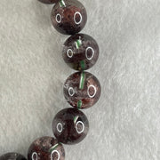 Good Grade Natural Red Phantom Quartz Beads Bracelet 46.23g 17cm 12.9mm 17 Beads - Huangs Jadeite and Jewelry Pte Ltd