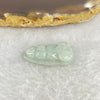Type A Green Pea Pod Jadeite 3.27g 12.4 by 24.6 by 5.9mm - Huangs Jadeite and Jewelry Pte Ltd