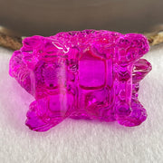 Natural Pink Liuli Dragon Turtle Display 67.93g 60.6 by 37.3 by 36.8mm - Huangs Jadeite and Jewelry Pte Ltd