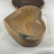 Natural Polychrome Jasper Heart Shape Plate 1,401.5g 170.0 by 140.0 by 38.8mm - Huangs Jadeite and Jewelry Pte Ltd