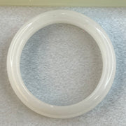 Transparent Black and Colourless Quartzite Yunan Jade Stone Bangle 天然白玉石手镯 Internal Diameter 60.8mm 65.70g 14.8 by 9.3 - Huangs Jadeite and Jewelry Pte Ltd