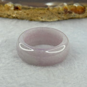 Type A Lavender Jadeite Ring 6.85g 10.0 by 3.8mm US9.5 HK21.5 - Huangs Jadeite and Jewelry Pte Ltd