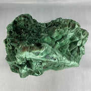 Natural Malachite with Wooden Stand Display 6,768.1g 210.0 by 150.0 by 200.0mm - Huangs Jadeite and Jewelry Pte Ltd