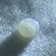 Type A Light Lavender and Wuji Grey Jadeite Ping An Kou Charm/Pendant 2.71g 14.8 by 6.1mm - Huangs Jadeite and Jewelry Pte Ltd