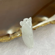 Type A Lavender Icy Jadeite Cicada 24.4 by 10.1 by 5.4mm 2.02g - Huangs Jadeite and Jewelry Pte Ltd