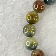 Good Grade Natural Blue Rutilated Quartz Bracelet 34.89g 17cm 11.3mm 18 Beads - Huangs Jadeite and Jewelry Pte Ltd