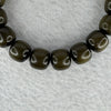 Rare Wild Indian Old Mountain Sandalwood Buried Underground Beads Bracelet 印度老山檀手链 埋土里的野生 14.21g 12.0 mm 18 Beads - Huangs Jadeite and Jewelry Pte Ltd