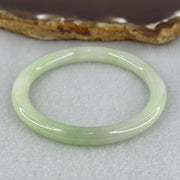 Baby Kids Type A Light Green Jadeite Bangle Internal Diameter 44.0mm 14.76g 60 by 6.0mm (Slight Internal Line) - Huangs Jadeite and Jewelry Pte Ltd