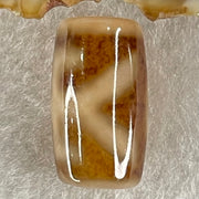 Natural Powerful Tibetan Old Oily Agate Patina Guiren Tairen Human Dzi Bead Totem Amulet Heavenly Master (Tian Zhu) 贵人天诛 4.78g 20.0 by 11.6mm - Huangs Jadeite and Jewelry Pte Ltd