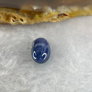 Natural Blue Sapphire Cabochon 3.50 ct 10.2 by 7.3 by 4.5mm - Huangs Jadeite and Jewelry Pte Ltd