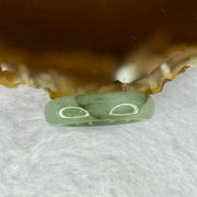 Type A Green with Brown Jadeite Ring 3.91g 5.8 by 3.6mm US7.25 HK15.75 (Slight External Line) - Huangs Jadeite and Jewelry Pte Ltd