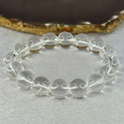 Natural Clear Quartz Beads Bracelet 天然白水晶手链 46.03g 17.5cm 12.9mm 16 Beads - Huangs Jadeite and Jewelry Pte Ltd