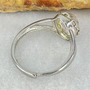 Above Average Grade Natural Super 7 Crystal in S925 Sliver Ring (Adjustable Size) 1.98g 9.4 by 7.1 by 4.5mm - Huangs Jadeite and Jewelry Pte Ltd