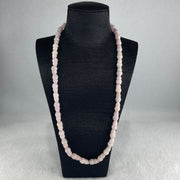 Natural Type A Pinkish Jadeite Hulu Necklace 30.50g 45cm 6.5mm 43 Hulu - Huangs Jadeite and Jewelry Pte Ltd