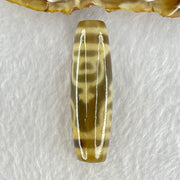 Natural Powerful Tibetan Old Oily Agate 4 Nectar Vessel Dzi Bead Heavenly Master (Tian Zhu) 花蜜容器眼天珠 16.51g 48.6 by 14.8mm - Huangs Jadeite and Jewelry Pte Ltd