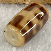 Natural Powerful Tibetan Old Oily Agate Patina Guiren Tairen Human Dzi Bead Totem Amulet Heavenly Master (Tian Zhu) 贵人天诛 4.85g 20.0 by 11.8mm - Huangs Jadeite and Jewelry Pte Ltd