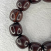 Natural India Zitan Sandalwood 小叶字檀木 Beads Bracelet Sinking Type 43.18g 17.8 mm 12 Beads - Huangs Jadeite and Jewelry Pte Ltd