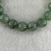 Certified Natural Type A Semi Icy Green with Blueish Green Fluorite Piao Hua Jadeite Beads Bracelet 32.882g 15cm 10.1mm 19Beads Perfect - Huangs Jadeite and Jewelry Pte Ltd