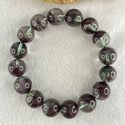 Good Grade Natural Red Phantom Quartz Beads Bracelet 53.77g 17cm 13.9mm 16 Beads - Huangs Jadeite and Jewelry Pte Ltd
