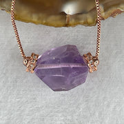 Natural Amethyst Necklace 5.60g 42cm 15.0 by 3.8 by 10.5mm - Huangs Jadeite and Jewelry Pte Ltd
