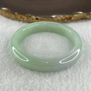 Type A Natural Light Green with Lavender Jadeite Bangle 52.26g Inner Diameter 52.9mm 11.5 by 8.8mm (Slight Internal Lines) - Huangs Jadeite and Jewelry Pte Ltd