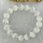 Natural White Phantom Quartz Beads Bracelet 44.82g 12.7mm 17 Beads - Huangs Jadeite and Jewelry Pte Ltd