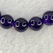 Very Good Grade Natural Amethyst Bracelet 21.52g 15.5cm 9.4mm 21 Beads - Huangs Jadeite and Jewelry Pte Ltd