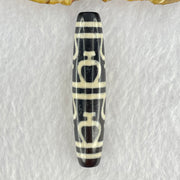 Natural Powerful Tibetan Old Oily Agate 8 Nectar Vessel Dzi Bead Heavenly Master (Tian Zhu) 花蜜容器眼天珠 14.95g 58.9 by 12.7mm - Huangs Jadeite and Jewelry Pte Ltd