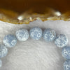 Natural Blue Aventurine Bracelet 44.59g 16.5cm 12.2mm 16 Beads - Huangs Jadeite and Jewelry Pte Ltd