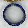 Natural Precious Gemstone Lapis Lazuli Bracelet 57.10g 16.5cm 18.0 by 13.2 by 6.2mm 15 pcs - Huangs Jadeite and Jewelry Pte Ltd