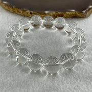 Natural Clear Quartz Beads Bracelet 60.66g 16.5cm 14.4mm 15 Beads - Huangs Jadeite and Jewelry Pte Ltd