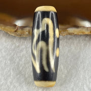 Natural Powerful Tibetan Old Oily Agate Ancient Thousand Hand Guan Yin Dzi Bead Heavenly Master (Tian Zhu) 千手观音天珠 10.07g 37.4 by 13.0mm - Huangs Jadeite and Jewelry Pte Ltd