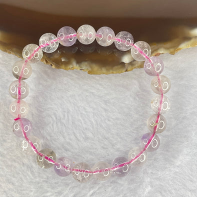 Natural super 7 Crystal Bracelet 17.26g 8.4mm 23beads - Huangs Jadeite and Jewelry Pte Ltd