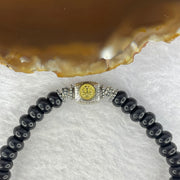 925 Sliver Hell God with Coconut Husk Beads Bracelet 17.21g 27.1 by 13.0 by 9.1 mm - Huangs Jadeite and Jewelry Pte Ltd