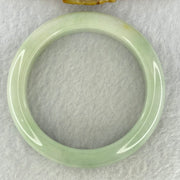Type A Light Green Jadeite Bangle Internal Diameter 55.5mm 62.19g 12.8 by 8.9mm (External Rough) - Huangs Jadeite and Jewelry Pte Ltd