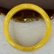 Yellow Quartzite Jade Bangle 天山玉手镯 Internal Diameter 62.6mm 74.70g 18.1 by 8.8mm - Huangs Jadeite and Jewelry Pte Ltd
