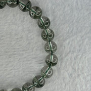 Very Good Grade Natural Green Phantom Quartz Beads Bracelet 20.41g 16.5cm 8.7mm 23 Beads - Huangs Jadeite and Jewelry Pte Ltd