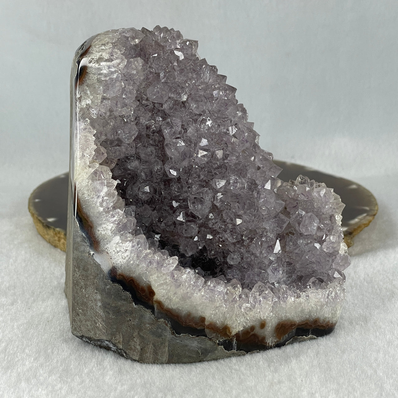 Natural Amethyst Fragment Display 938.9g 83.4 by 111.0 by 101.7mm - Huangs Jadeite and Jewelry Pte Ltd
