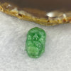 Type A Spicy Green on Blueish Green Jadeite Pixiu Pendent A货辣绿蓝绿色翡翠貔貅吊坠 4.59g 20.4 by 12.4 by 9.8 mm - Huangs Jadeite and Jewelry Pte Ltd