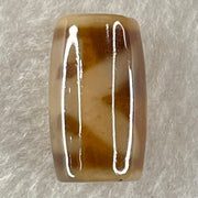 Natural Powerful Tibetan Old Oily Agate Patina Guiren Tairen Human Dzi Bead Totem Amulet Heavenly Master (Tian Zhu) 贵人天诛 4.98g 20.0 by 11.9mm - Huangs Jadeite and Jewelry Pte Ltd