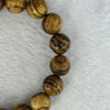 Natural Agarwood Beads Bracelet (Almost no Smell) 沉香木手链 11.67g 18cm 12.4mm 17 Beads - Huangs Jadeite and Jewelry Pte Ltd