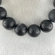 Natural Magnetite Beads Bracelet 63.58g 17cm 14.2mm 16 Beads - Huangs Jadeite and Jewelry Pte Ltd