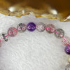 Above Average Grade Natural Super 7 Crystal Beads Bracelet 天然超级七水晶珠手链 17.40g 16cm 8.4mm 23 Beads - Huangs Jadeite and Jewelry Pte Ltd