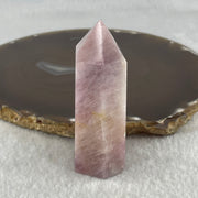 Natural Purplish Pink Kunzite Tower Display 88.96g 31.4 by 24.8 by 76.0mm - Huangs Jadeite and Jewelry Pte Ltd