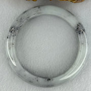 Type A Faint Green Lavender with Back Patches Jadeite Bangle Internal Diameter 56.7mm 67.39g  13.4 by 10.0mm (Very Slight Internal Lines) - Huangs Jadeite and Jewelry Pte Ltd