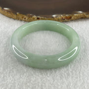 Type A Natural Light Green with Lavender Jadeite Bangle 52.26g Inner Diameter 52.9mm 11.5 by 8.8mm (Slight Internal Lines) - Huangs Jadeite and Jewelry Pte Ltd