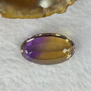 Natural Faceted Ametrine Oval Shape 17.61ct 22.1 by 13.1 by 9.7mm - Huangs Jadeite and Jewelry Pte Ltd