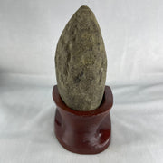 Natural Amethyst Cave with Wooden Stand 973.3g 93.9 by 102.8 by 170.0mm - Huangs Jadeite and Jewelry Pte Ltd