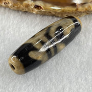 Natural Powerful Tibetan Old Oily Agate Zodiac Horse Dzi Bead Heavenly Master (Tian Zhu) 马天珠 8.99g 38.2 by 12.5mm - Huangs Jadeite and Jewelry Pte Ltd