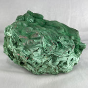 Natural Malachite with Wooden Stand Display 6,768.1g 210.0 by 150.0 by 200.0mm - Huangs Jadeite and Jewelry Pte Ltd